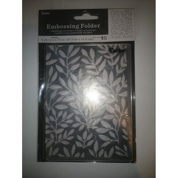 Darice Vine, 4.25 x 5.75 inches Embossing Folder, Clear - Picture 1 of 4